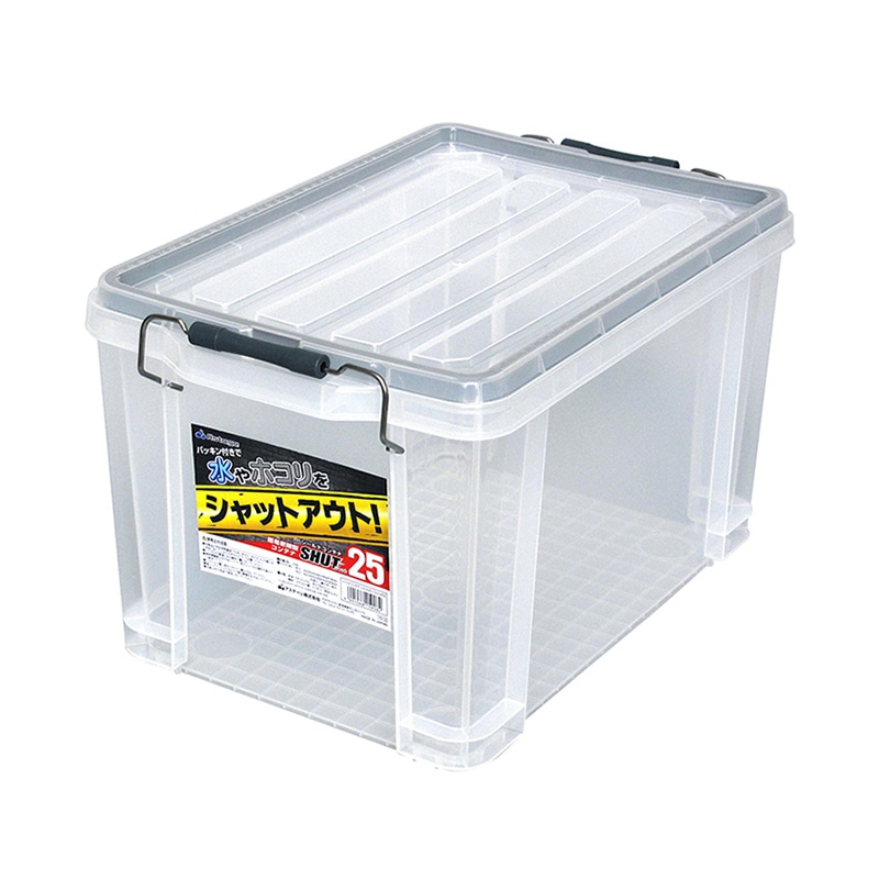 JEJアステージ シールドコンテナ　シャット #25 クリア 1個（ご注文単位6個）【直送品】