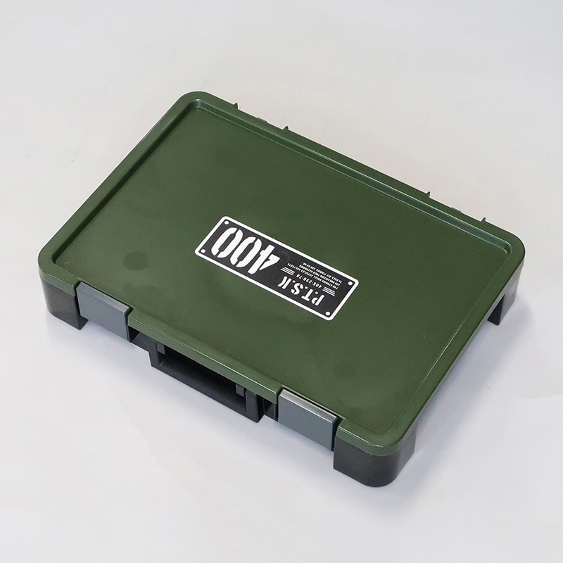 JEJアステージ パーツストッカー PS-400X ブラックグリーン 1個(ご注文単位6個)【直送品】