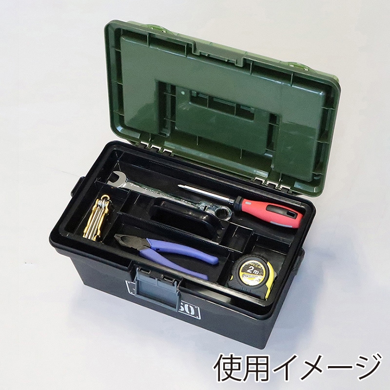 JEJアステージ 工具箱 ルーフツールボックス 360X ブラックグリーン 1個(ご注文単位6個)【直送品】