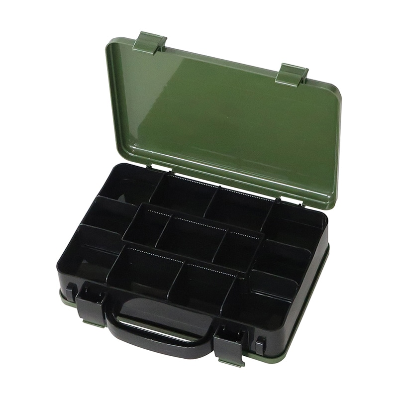 JEJアステージ 工具箱 ツインセパレートケース ST-300X ブラックグリーン 1個(ご注文単位6個)【直送品】