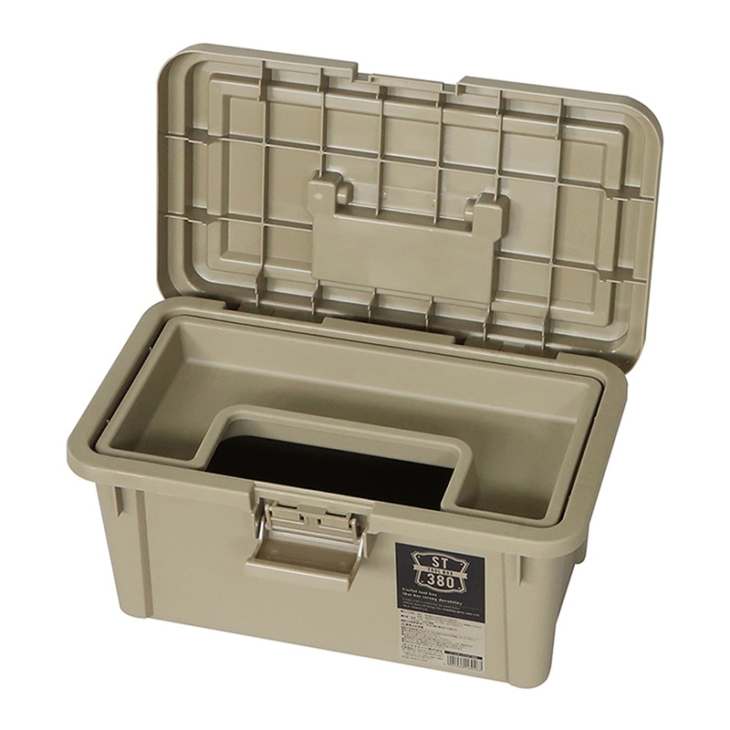 JEJアステージ 工具箱 ツールボックスST ST-380S サンドベージュ 1個(ご注文単位8個)【直送品】