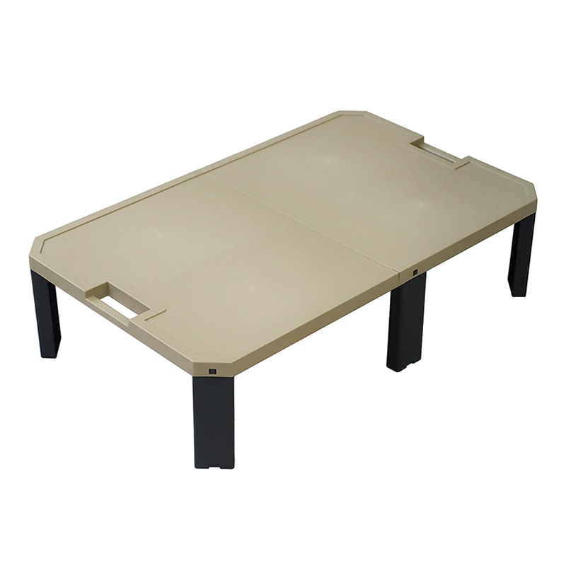 JEJアステージ レジャーテーブル　チャビー ワイド サンドベージュ 1個（ご注文単位4個）【直送品】