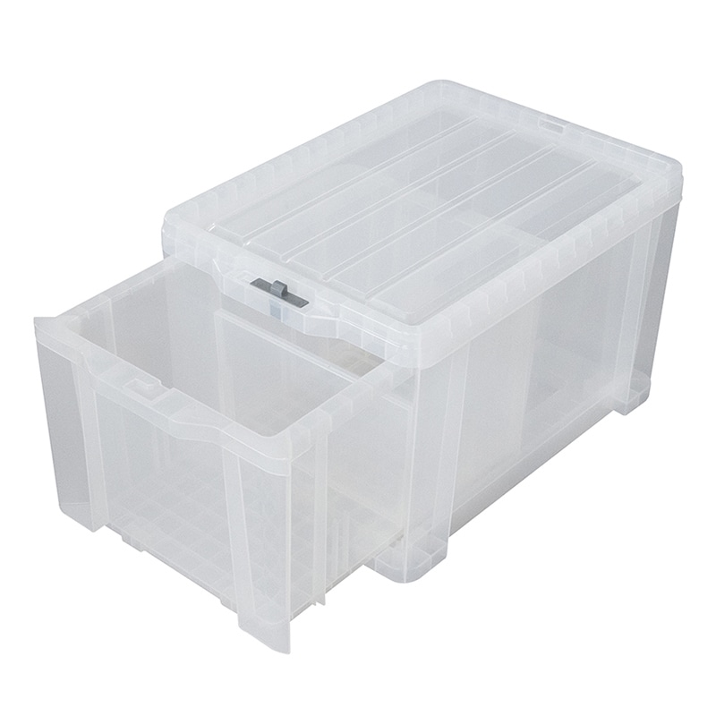 JEJアステージ コンテナ ロックストッカー 45 クリア LS-45C 1個(ご注文単位2個)【直送品】