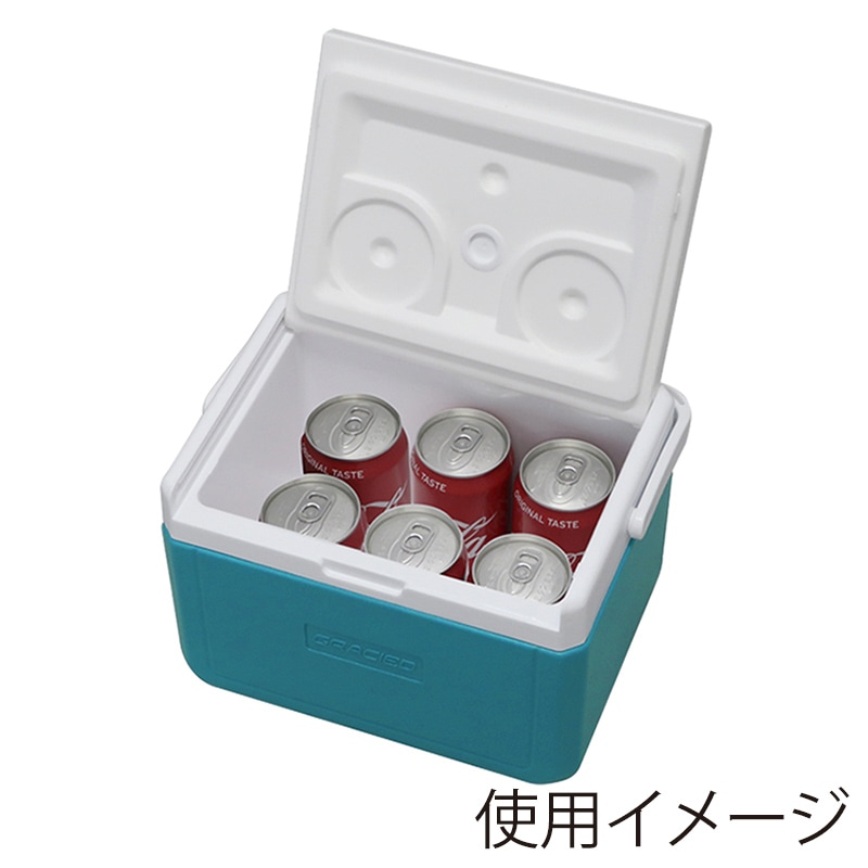 JEJアステージ クーラーボックス グラシード #5 ブルーグリーン GDB-5BG 1個(ご注文単位8個)【直送品】