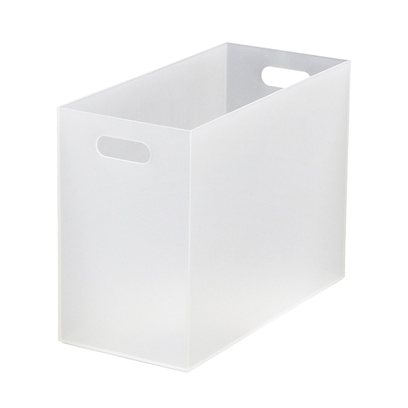 JEJアステージ ストレーショナリー　ワイドボックス  クリア 1個（ご注文単位6個）【直送品】