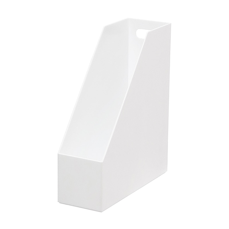 JEJアステージ ストレーショナリー スリムケース ホワイト 1個(ご注文単位6個)【直送品】