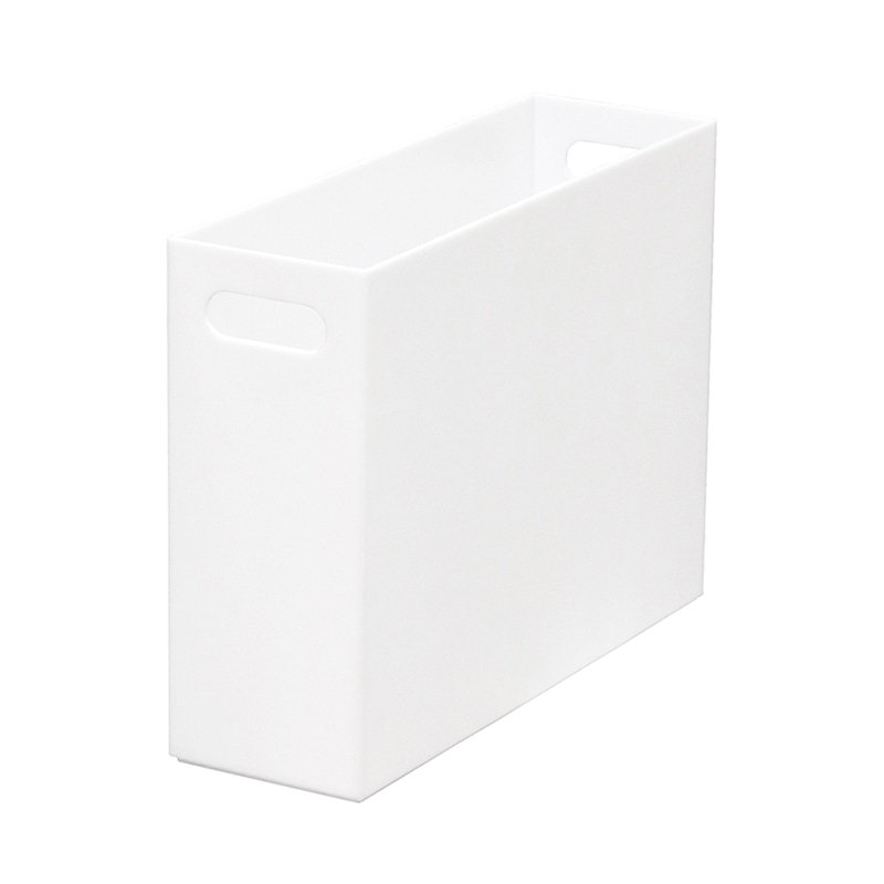 JEJアステージ ストレーショナリー スリムボックス ホワイト 1個(ご注文単位6個)【直送品】