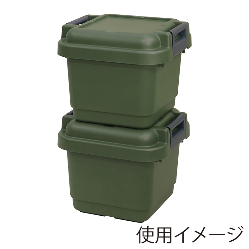 JEJアステージ 収納ボックス グランポッド GPD-440G グリーン 1個(ご注文単位6個)【直送品】