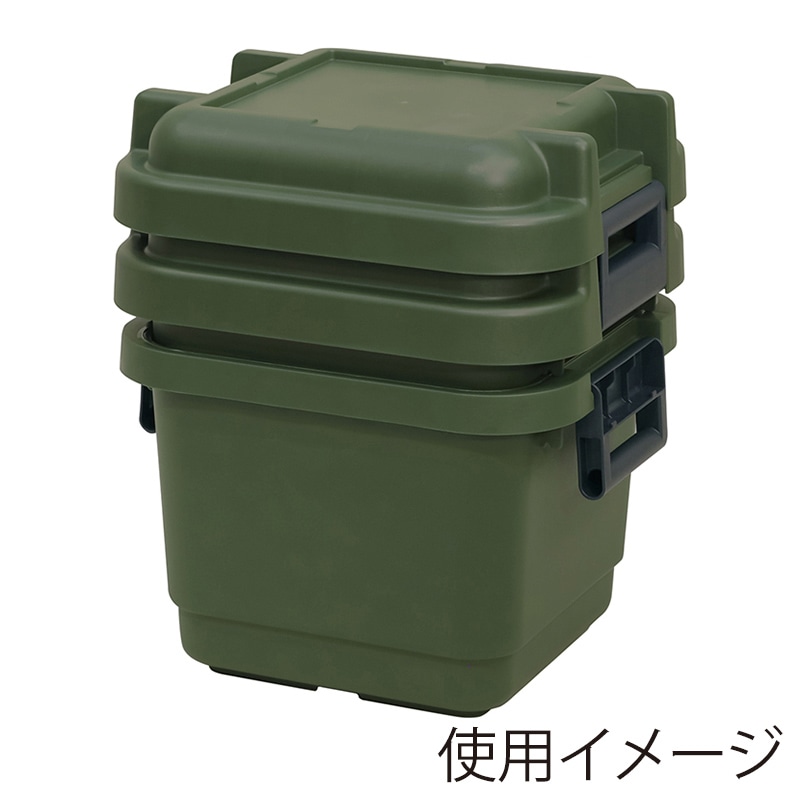 JEJアステージ 収納ボックス グランポッド GPD-440G グリーン 1個(ご注文単位6個)【直送品】