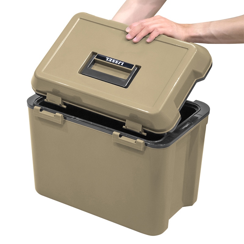 JEJアステージ クーラーボックス アイセル #25 サンドベージュ ISL-25SB 1個(ご注文単位6個)【直送品】