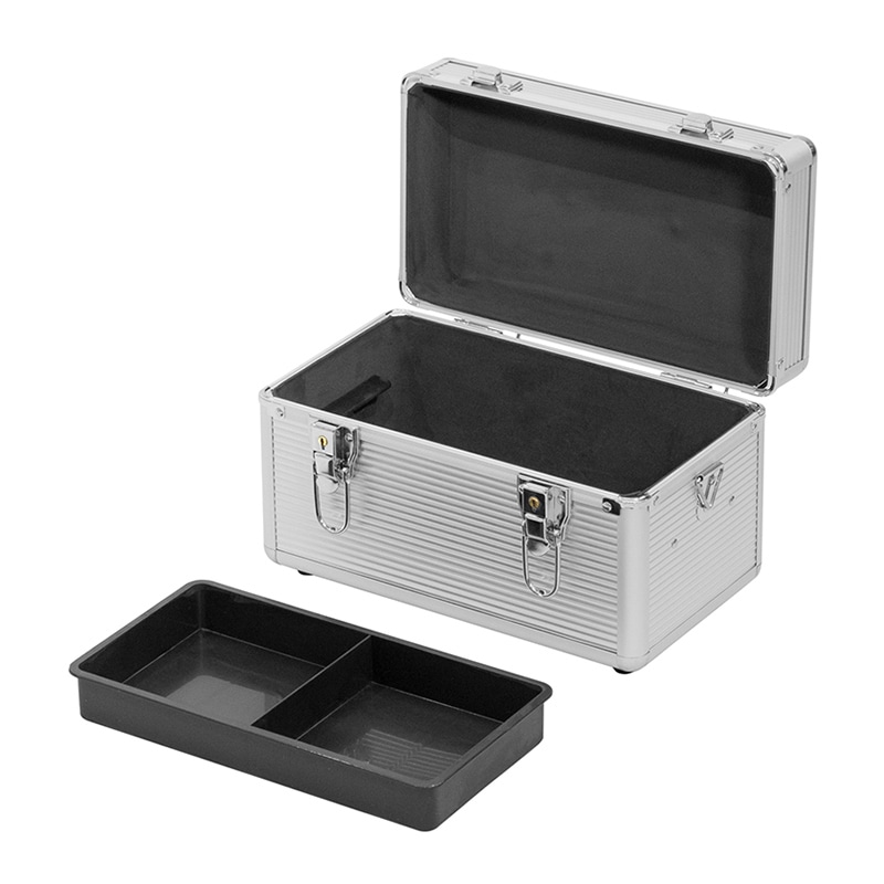 JEJアステージ ACCS アルミツールボックス トレー付 AL-B295 シルバー 1個(ご注文単位8個)【直送品】