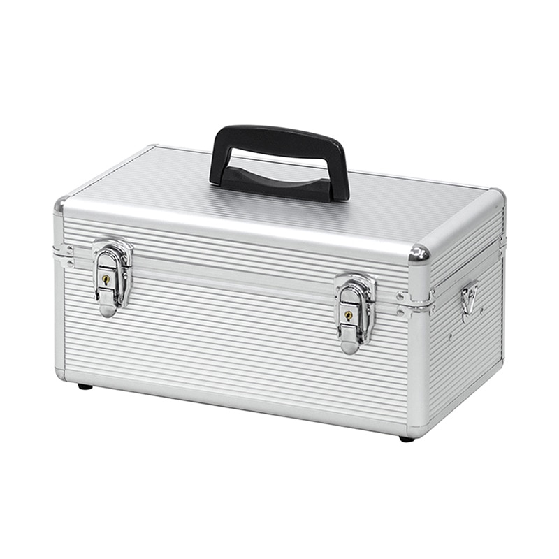 JEJアステージ ACCS　アルミツールボックス　トレー付 AL-B365 シルバー 1個（ご注文単位6個）【直送品】