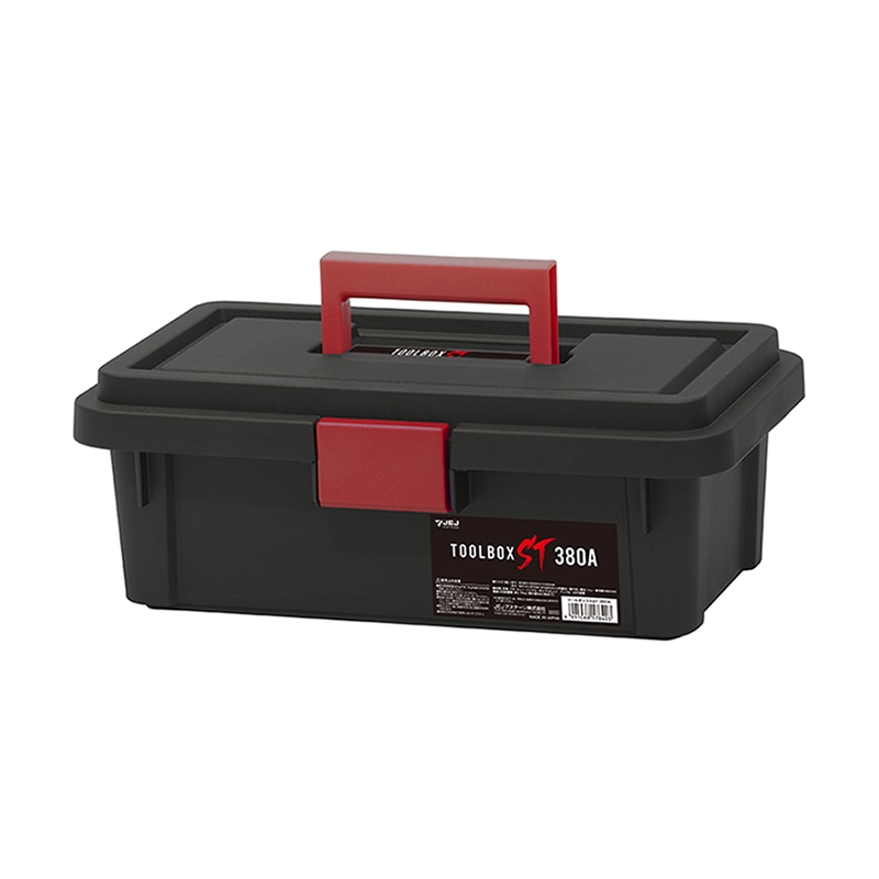 JEJアステージ ツールボックスST 380A ブラック 1個（ご注文単位6個）【直送品】