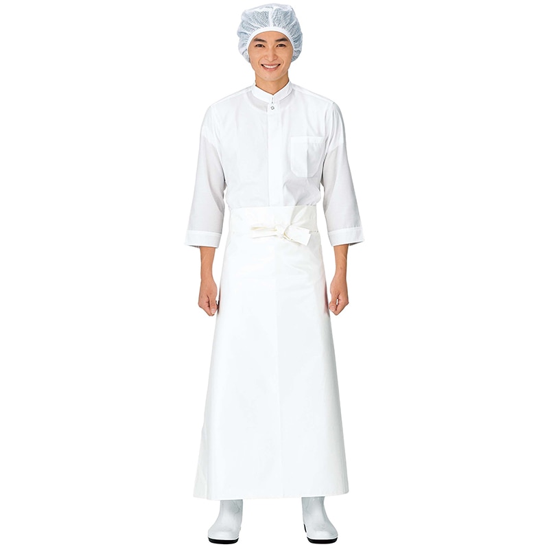 マイティクロス　エプロン　腰下 E-1002-1　ブルー　M  1個（ご注文単位1個）【直送品】