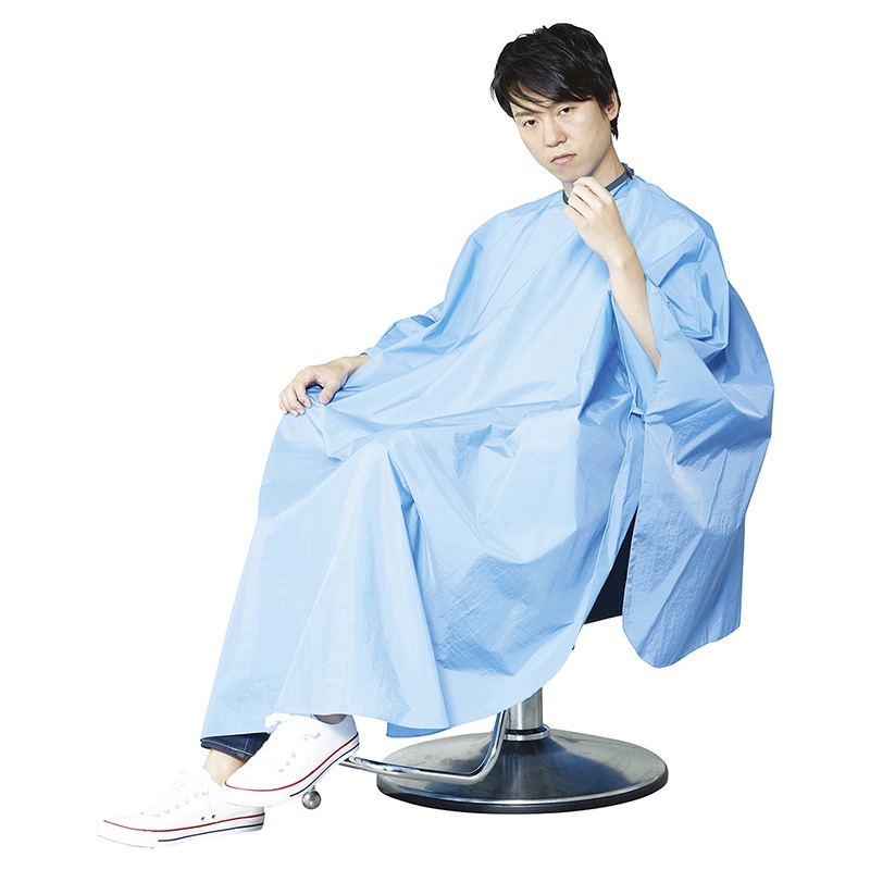 ワイドラップコート 3210-1 アクアブルー 1個(ご注文単位1個)【直送品】