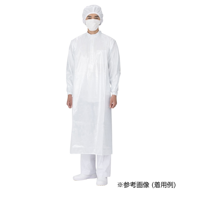 クリーンコート首マジック　腰ひも　L　ホワイト   1個（ご注文単位1個）【直送品】