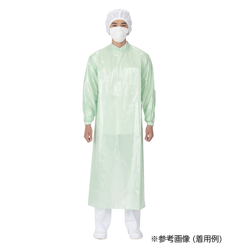 クリーンコート首マジック　腰ひも　L　グリーン   1個（ご注文単位1個）【直送品】