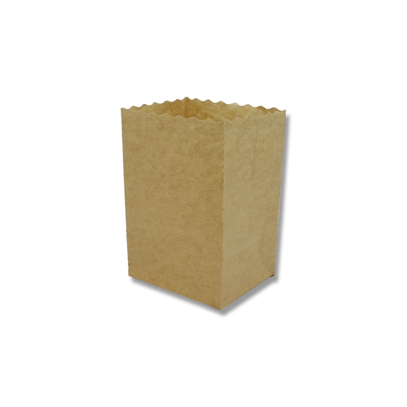 天満紙器 製菓資材 ポットベリー PY004 茶無地 50枚/袋