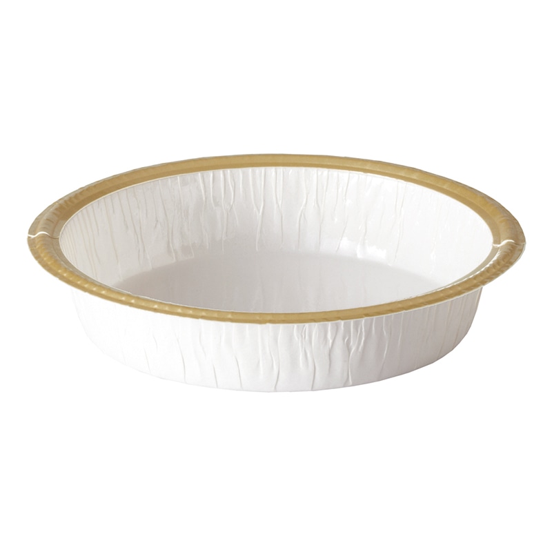 天満紙器 焼成容器 エコライトB S 丸型 ホワイト EL31 50枚/束(ご注文単位20束)【直送品】