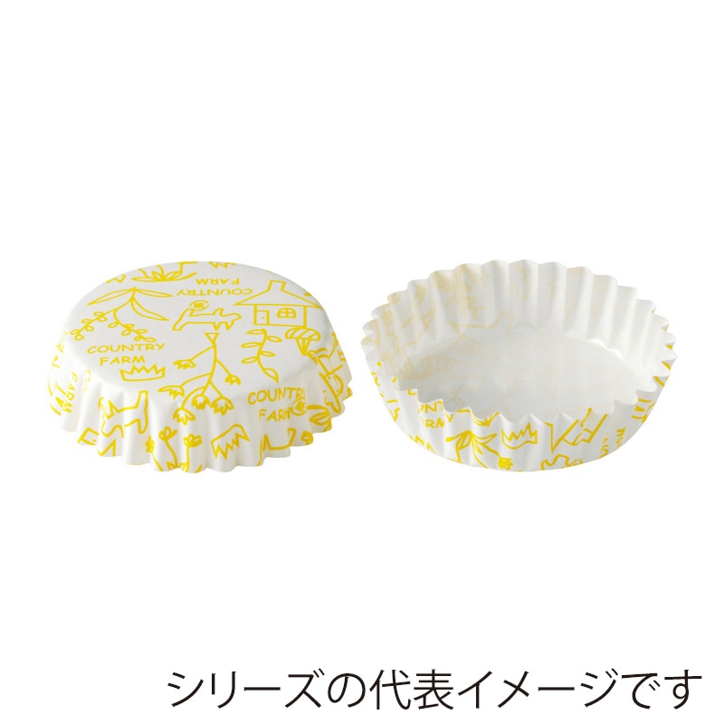 天満紙器 ペットカップ 丸型 12.0×3.0 カントリーファーム PTC12030-C 300枚/束(ご注文単位15束)【直送品】