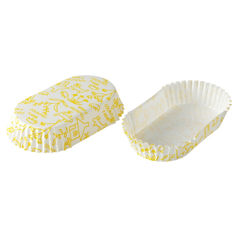 天満紙器 ペットカップ 小判型 深 カントリーファーム PTK12065-C 500枚/束(ご注文単位12束)【直送品】