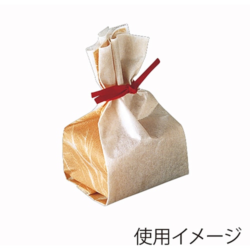 天満紙器 個包装袋 ラッピング袋 マチあり 和紙柄 マフィンカップS対応 FS6100 100枚/束(ご注文単位30束)【直送品】
