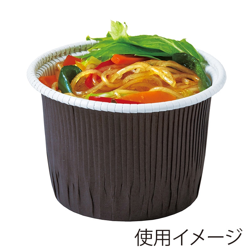 天満紙器 ベーキングカップ カールカップ LL 茶 CR-72 50枚/束(ご注文単位30束)【直送品】