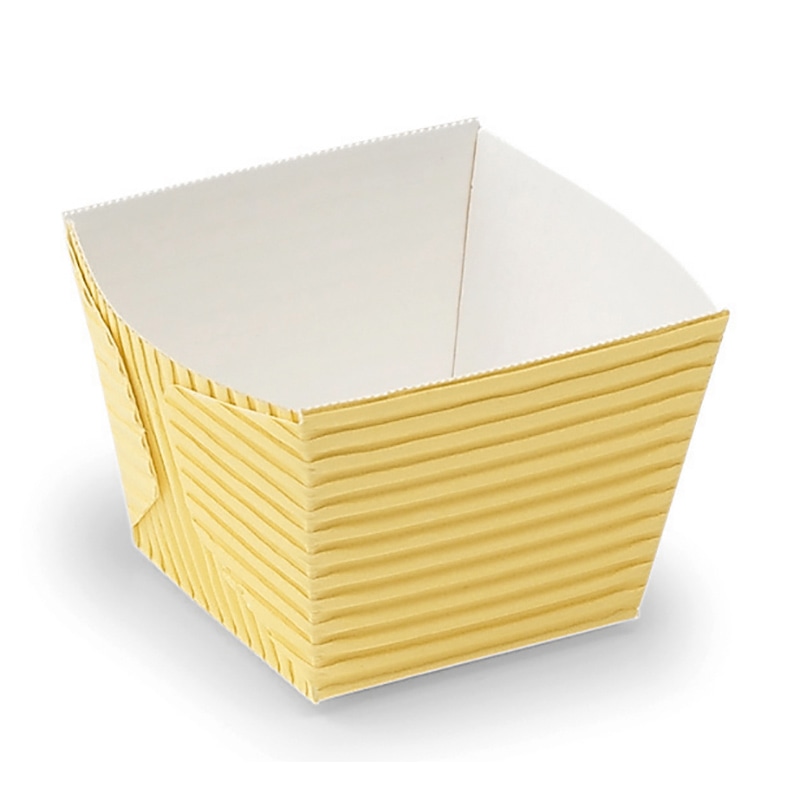 天満紙器 ガトー ベーキングトレー クリーム GT100 50枚/束(ご注文単位40束)【直送品】