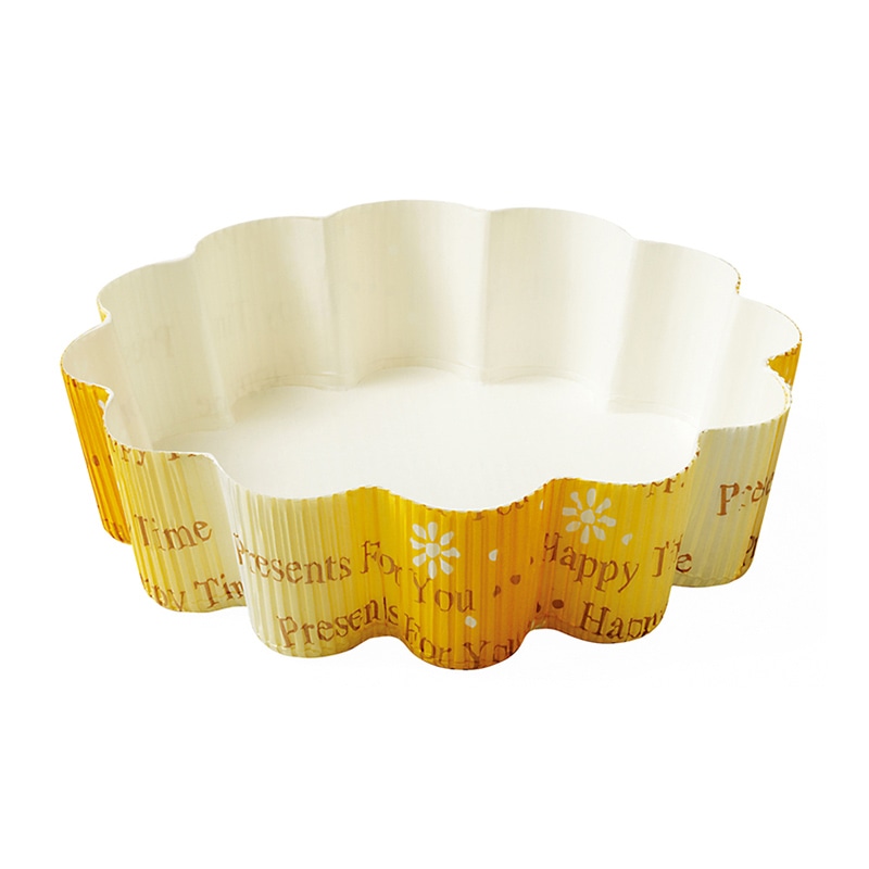 天満紙器 シフォンカップ ファンシーデコレ 花型 M701 50枚/束(ご注文単位6束)【直送品】