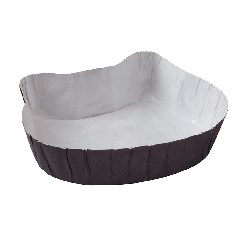 天満紙器 スイートカップ ネコ 黒 FG75 100枚/束(ご注文単位20束)【直送品】