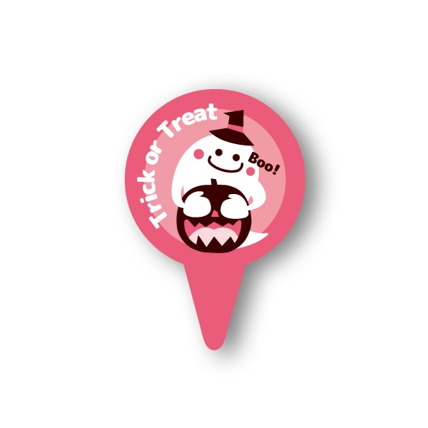 天満紙器 ケーキピック イタズラオバケ XG250 100枚/袋（ご注文単位1袋）【直送品】