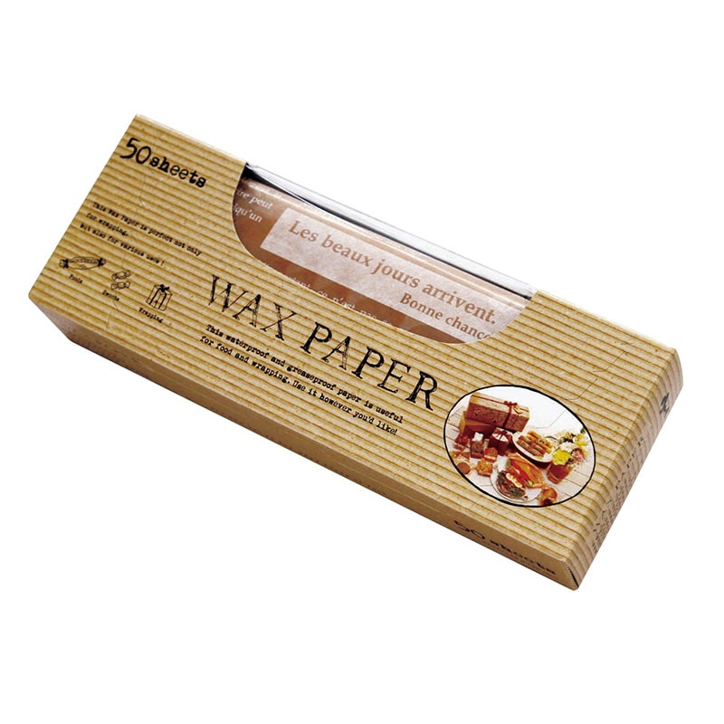 天満紙器 ワックスペーパー シート WP1500 クラフトフレンチ 50枚/個