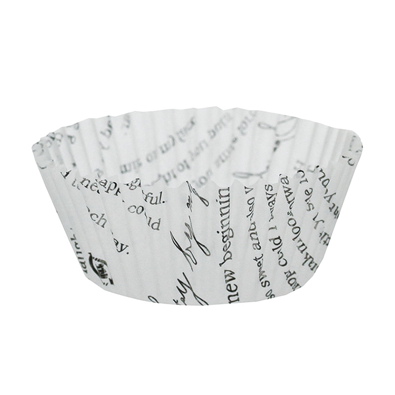 天満紙器 グラシンカップ No.6 深口 レター柄 1本（ご注文単位1本）【直送品】