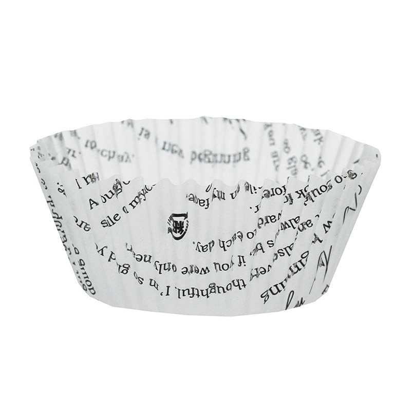 天満紙器 グラシンカップ No.7 深口 レター柄 1本（ご注文単位1本）【直送品】