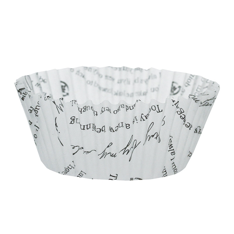 天満紙器 グラシンカップ No.8 深口 レター柄 1本（ご注文単位1本）【直送品】