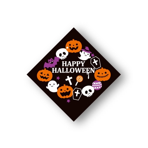 天満紙器 ケーキピック ハロウィーンリース XG260 100枚/袋（ご注文単位1袋）【直送品】