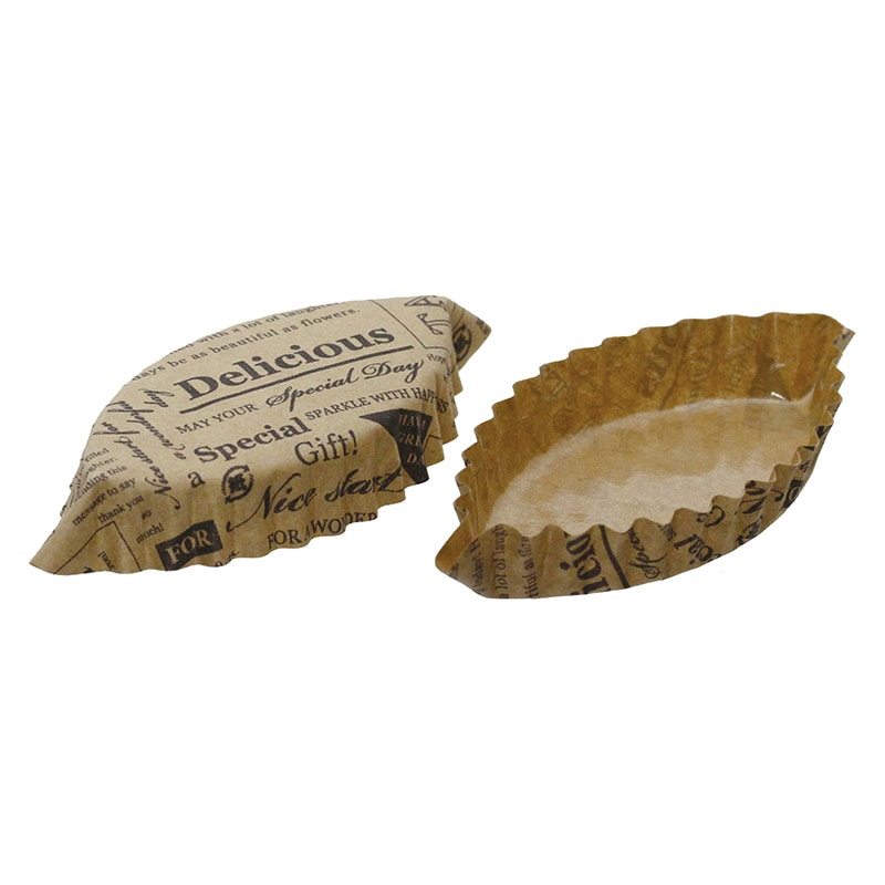 天満紙器 ペットカップ 木の葉型 アルファベット PTA08340-A 1本（ご注文単位1本）【直送品】