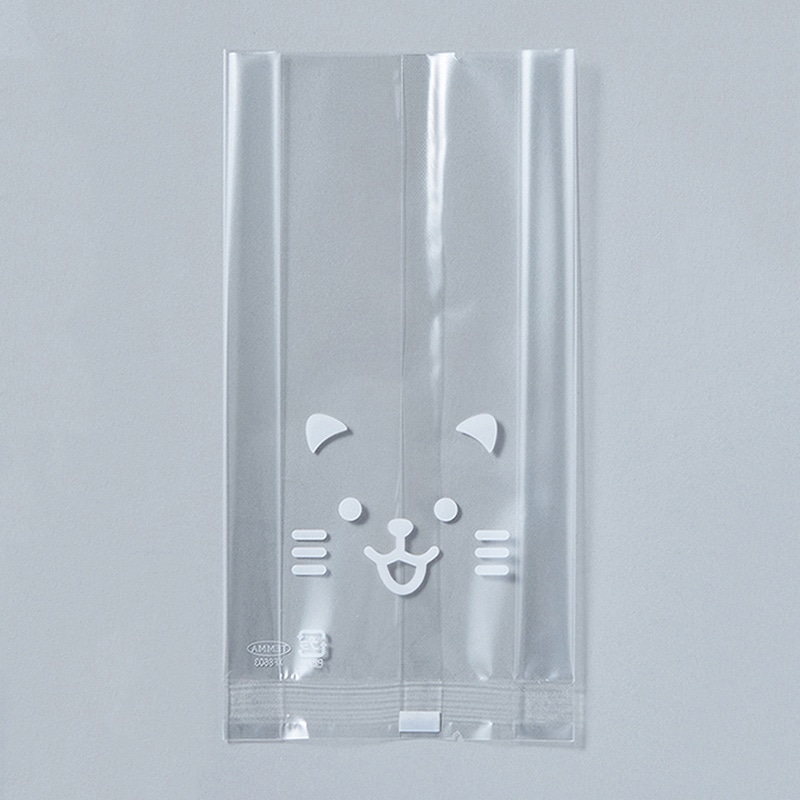 天満紙器 個包装袋 ラッピング袋 FG75対応 シロネコ XF8603 100枚/束（ご注文単位1束）【直送品】