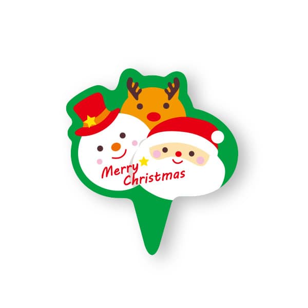 天満紙器 ケーキピック コロコロトリオ XG290 100枚/束（ご注文単位1束）【直送品】