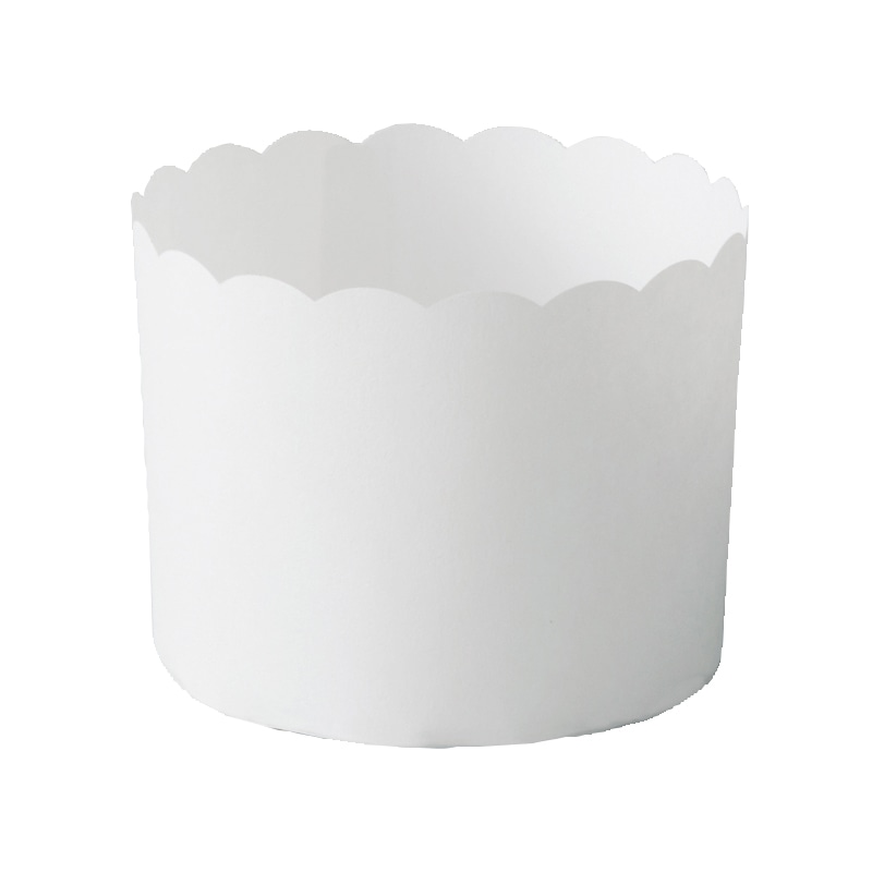 天満紙器 マフィンカップ M　白無地　M401 100枚/束（ご注文単位20束）【直送品】