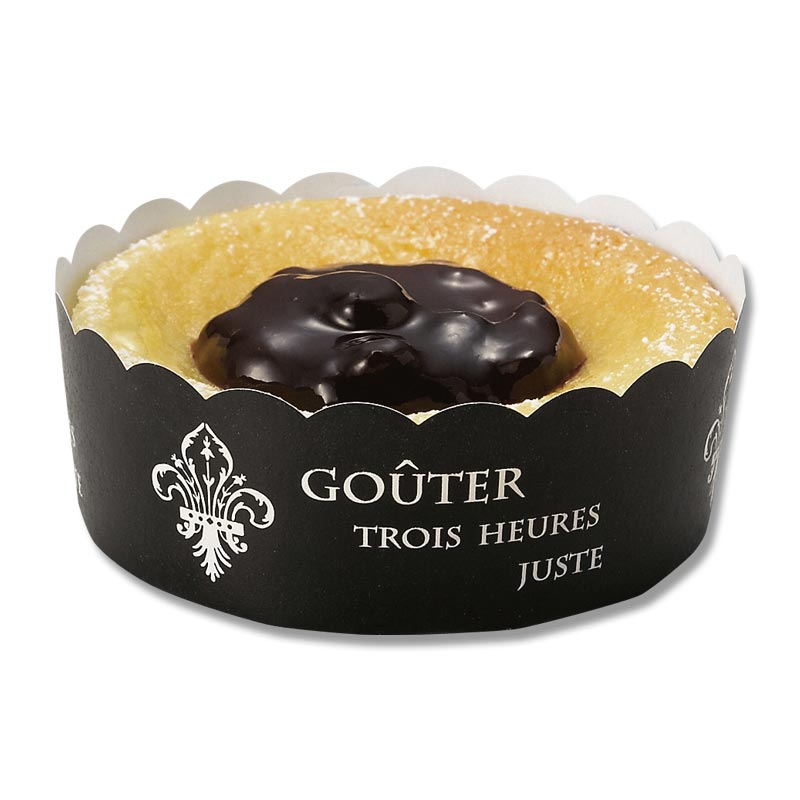 天満紙器 チーズケーキカップ 100枚入 M504　ノワール 100枚/袋（ご注文単位28袋）【直送品】