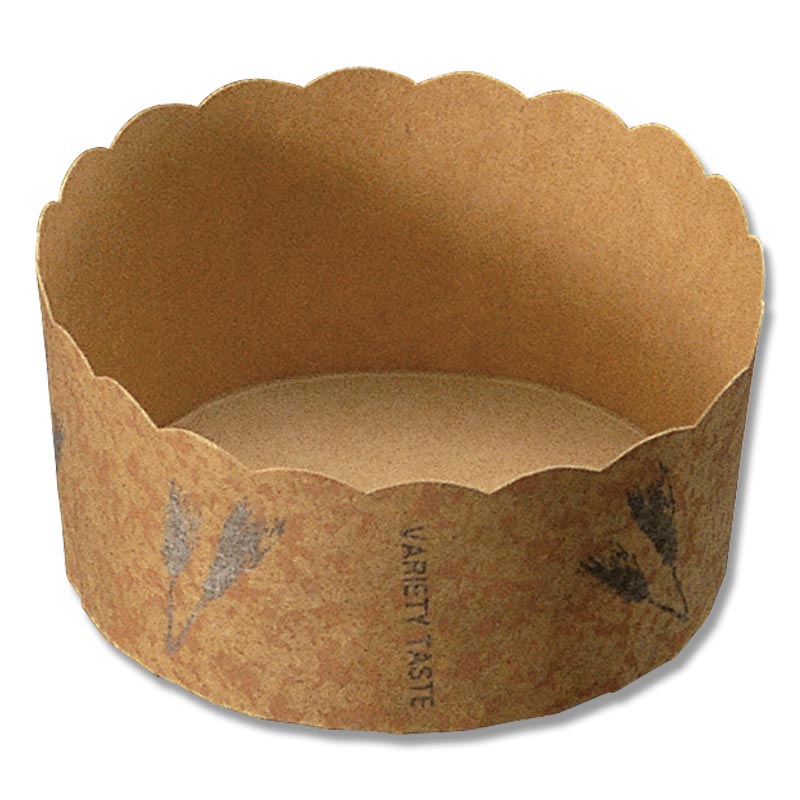 天満紙器 ベーキングカップ 100枚入 M521 小麦 100枚/袋(ご注文単位24袋)【直送品】