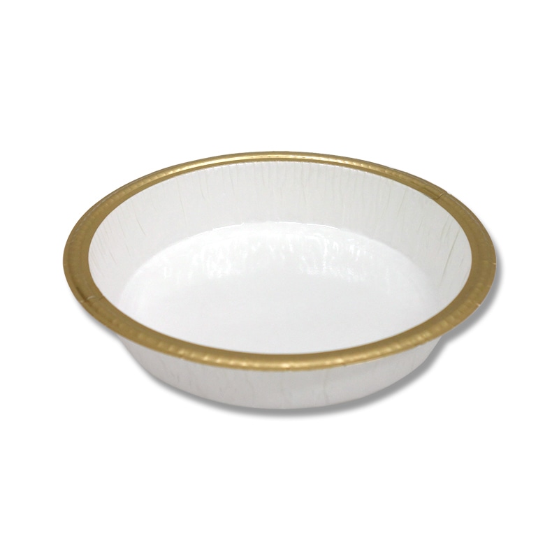 天満紙器 焼成容器　エコライト M　丸型　ホワイト　EL11 50枚/束（ご注文単位16束）【直送品】