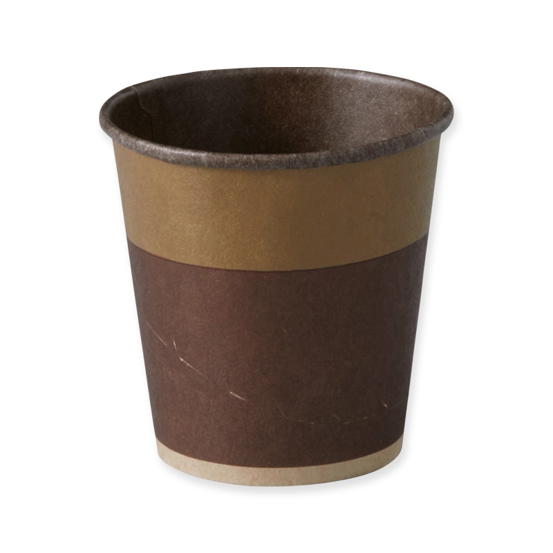 天満紙器 製菓資材 プチケーキカップ ジッパー有り PE015 ツートンキャラメル