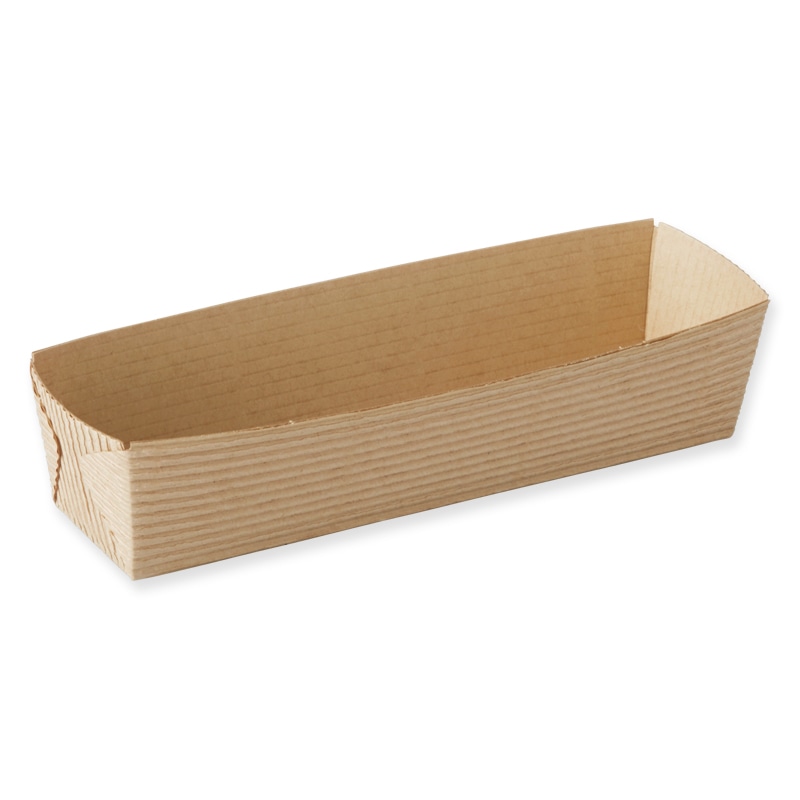 天満紙器 製菓資材 ベーキングトレー CT8737 茶無地 50枚/袋