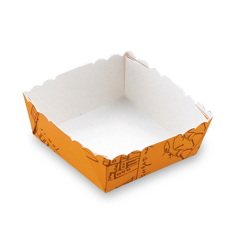 天満紙器 ベーキングトレー スクエア型 イングランド BT104L 50枚/束(ご注文単位20束)【直送品】