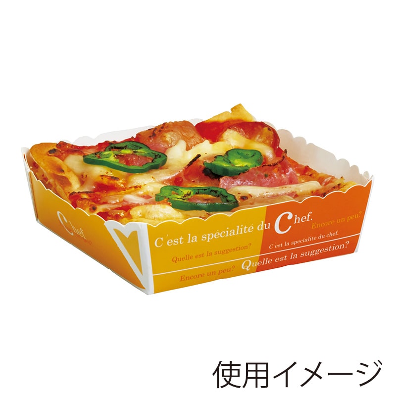 天満紙器 ベーキングトレー スクエア型 イングランド BT106L 50枚/束(ご注文単位20束)【直送品】