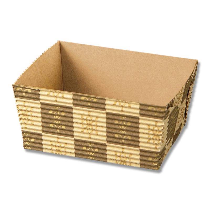 天満紙器 ベーキングトレー 50枚入 CT500 茶ブロック 50枚/袋(ご注文単位20袋)【直送品】