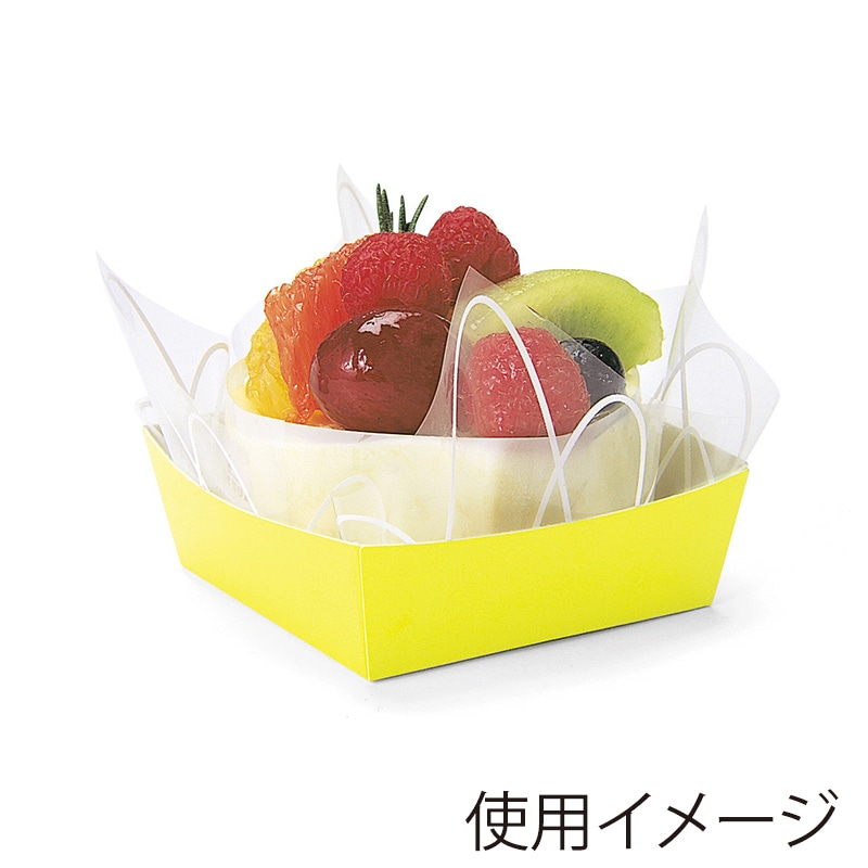 天満紙器 カラーココット プリムローズ PC-05 50枚/束(ご注文単位10束)【直送品】