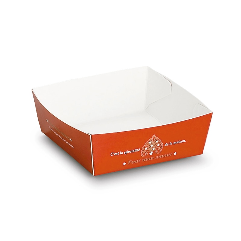 天満紙器 ペーパーココット エレガンスレッド PC-82 50枚/束(ご注文単位30束)【直送品】